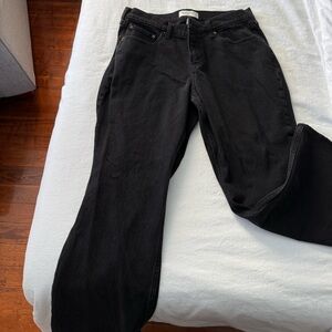 Abercrombie & Fitch low rise cropped boot curve love jeans